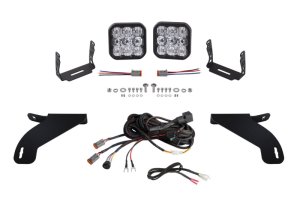 Ford F-150 LED Pod Light Kit - Front - Diode Dynamics - SS5 with Selectable Backlight - White - `21-`27 Ford F-150 LED Pod Light Kit - Front - Diode Dynamics - SS5 with Selectable Backlight - White - `21-`27